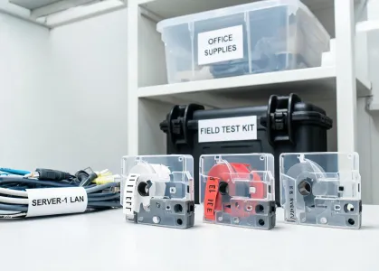Durable D1 label tape